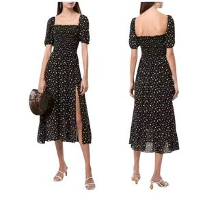 Reformation Meadow Floral Print Midi Dress – Size Small – NWOT